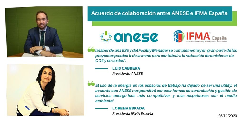 ANESE. Acuerdo de colaboración con IFMA España