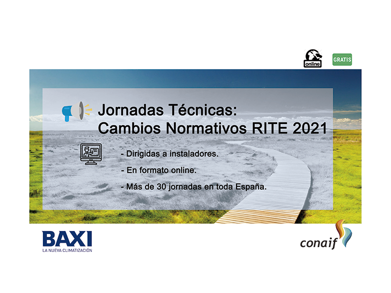 CONAIF y BAXI inician un ciclo de jornadas a nivel nacional para informar a los instaladores de las novedades del RITE actualizado 