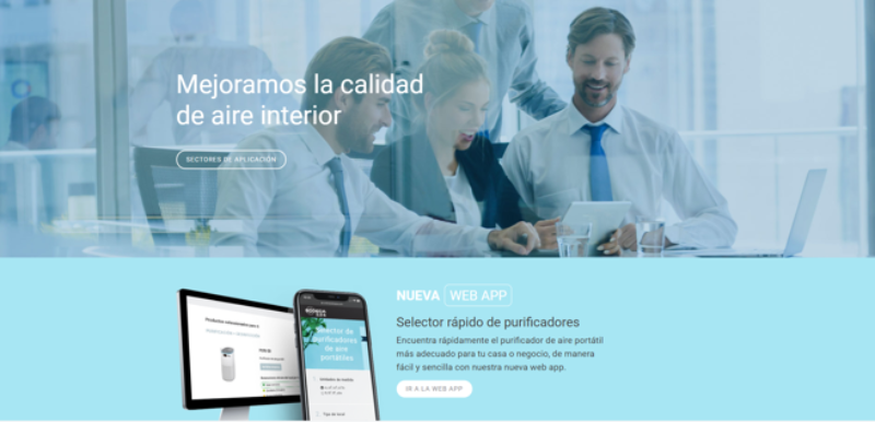 SODECA presenta una nueva web de soluciones para la calidad del aire interior 