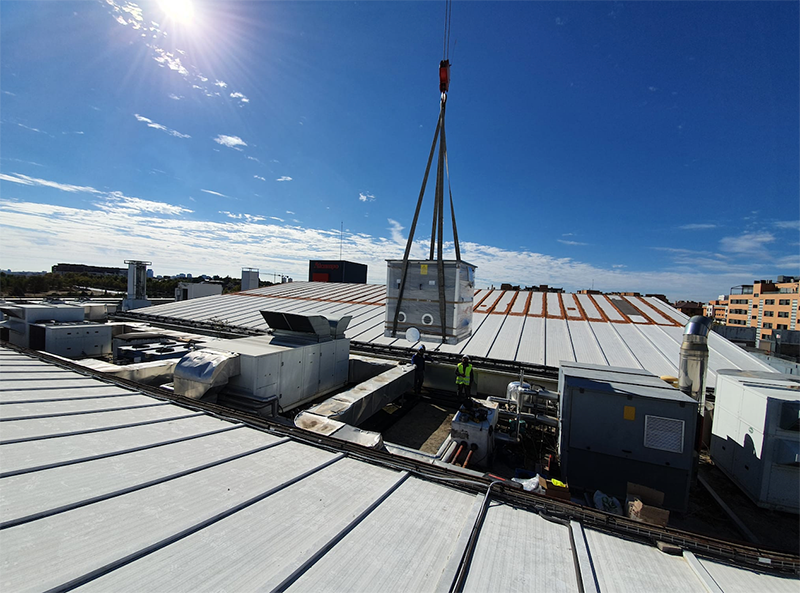 ADISA mini roof top en el Holmes Place Montecarmelo 