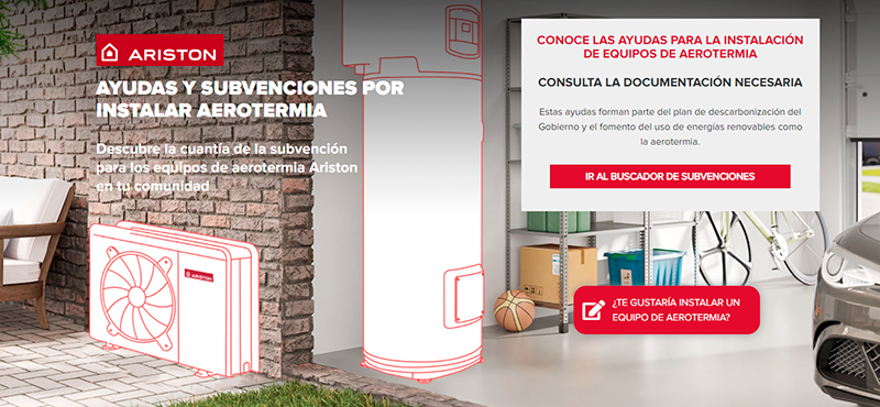 ARISTON ya se pueden solicitar las subvenciones para la instalación de energías renovables 