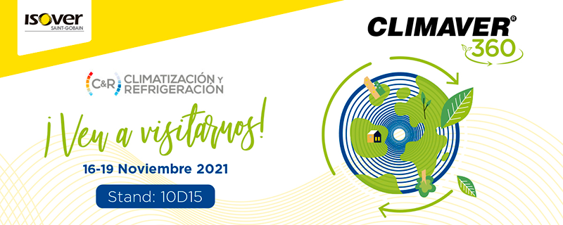 ISOVER estará presente en Climatización y Refrigeración 2021 con las novedades del fabricante líder en conductos autoportantes para climatización y ventilación