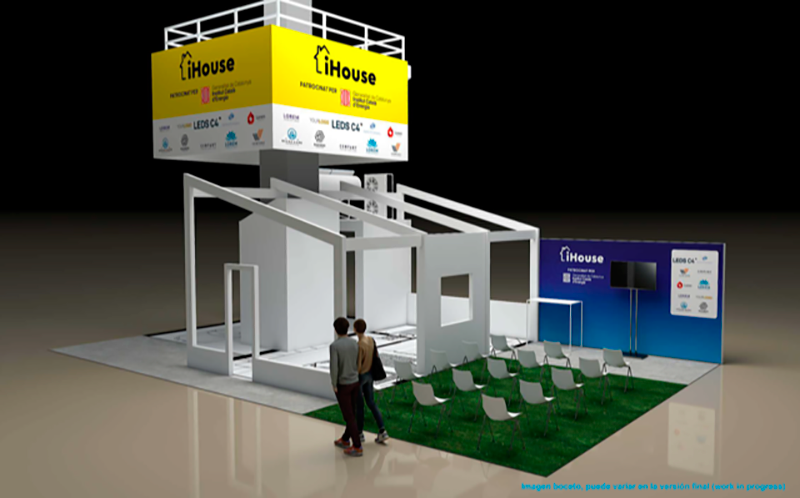 LEDS C4 equipa la iHouse o casa del futuro sostenible digital y eficiente energéticamente 