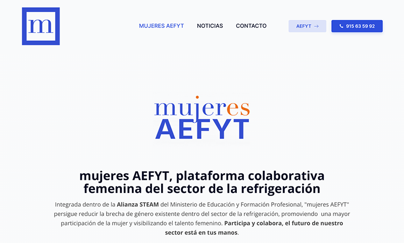 AEFYT lanza la plataforma colaborativa “Mujeres AEFYT” con el objetivo de reducir las desigualdades de género en el sector del frío y sus tecnologías