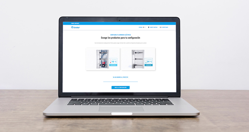 FINDER presenta el nuevo configurador para termorregulación industrial