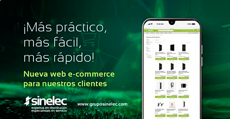 Grupo SINELEC lanza su nuevo e-commerce de venta de material para profesionales 