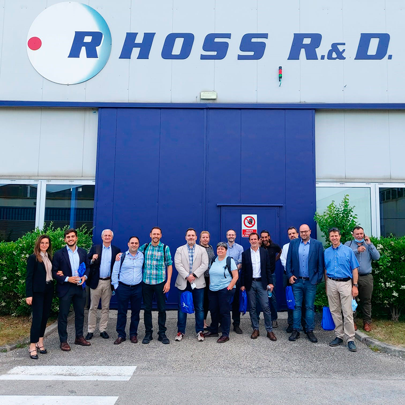 RHOSS recibe a representantes de ingenierias en su fábrica de Italia