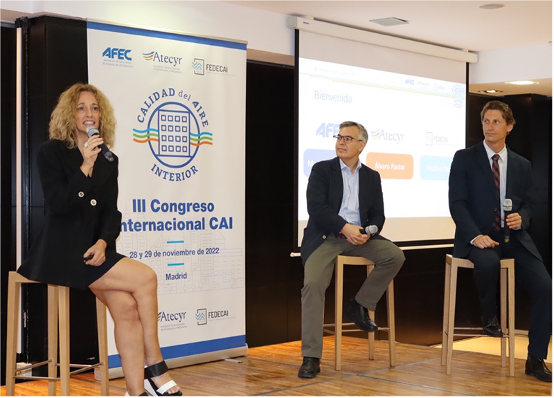 Rueda de prensa de presentación de la tercera edición del Congreso Internacional de Calidad de Aire Interior