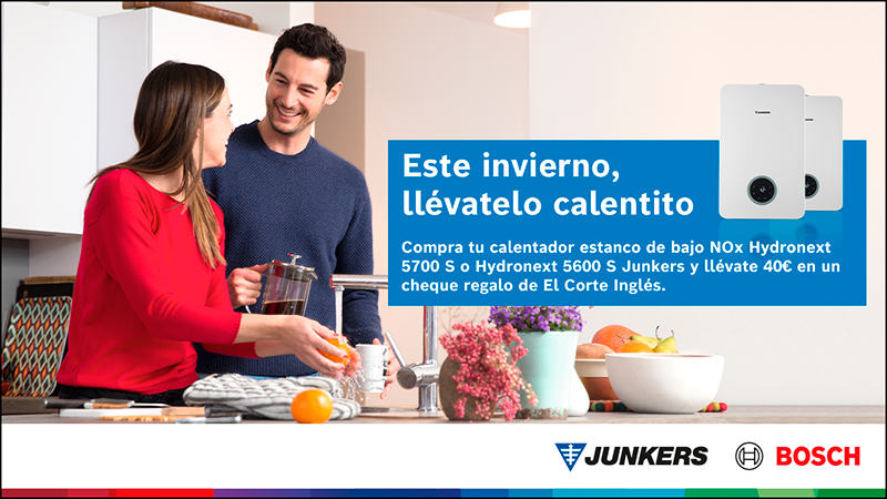 JUNKERS BOSCH, este invierno el calor tiene premio 