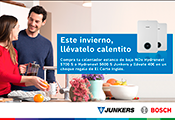 Ahora, al comprar un calentador estanco de bajo NOx Junkers es posible obtener un cheque de 40€ canjeable en compras en El Corte Inglés