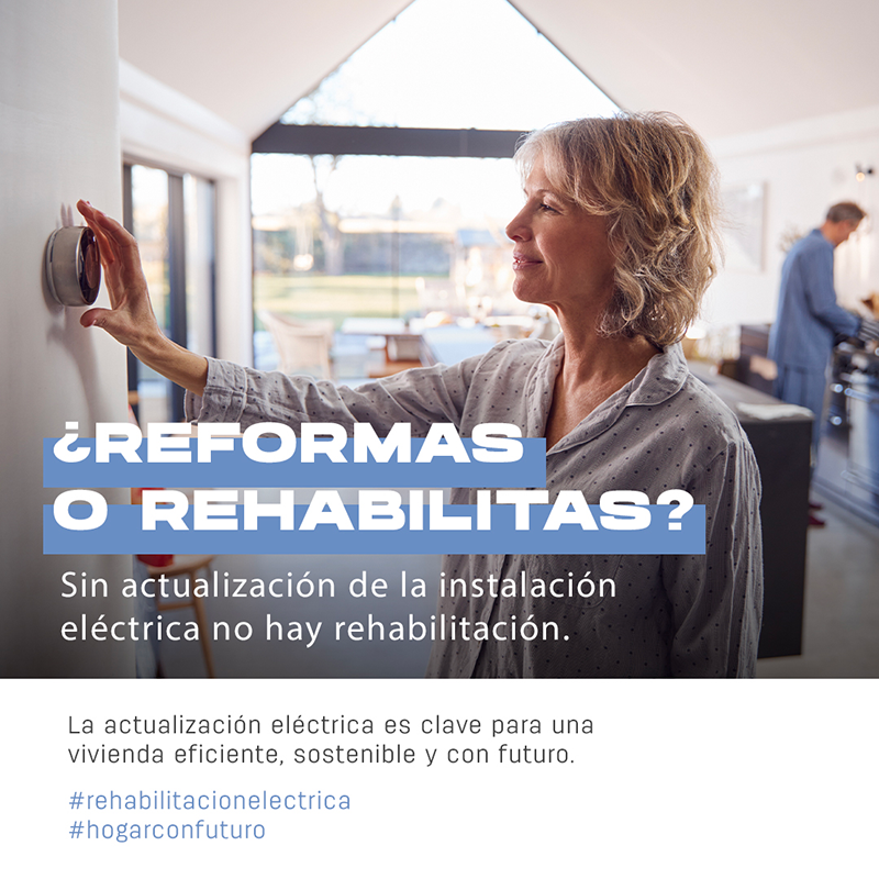 El Mitma se suma a la campaña que alerta de la necesidad de actualizar la instalación eléctrica de las viviendas