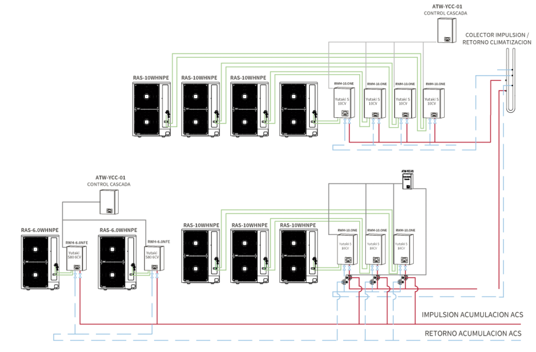 HITACHI INSTAL AEROTERMIA 6